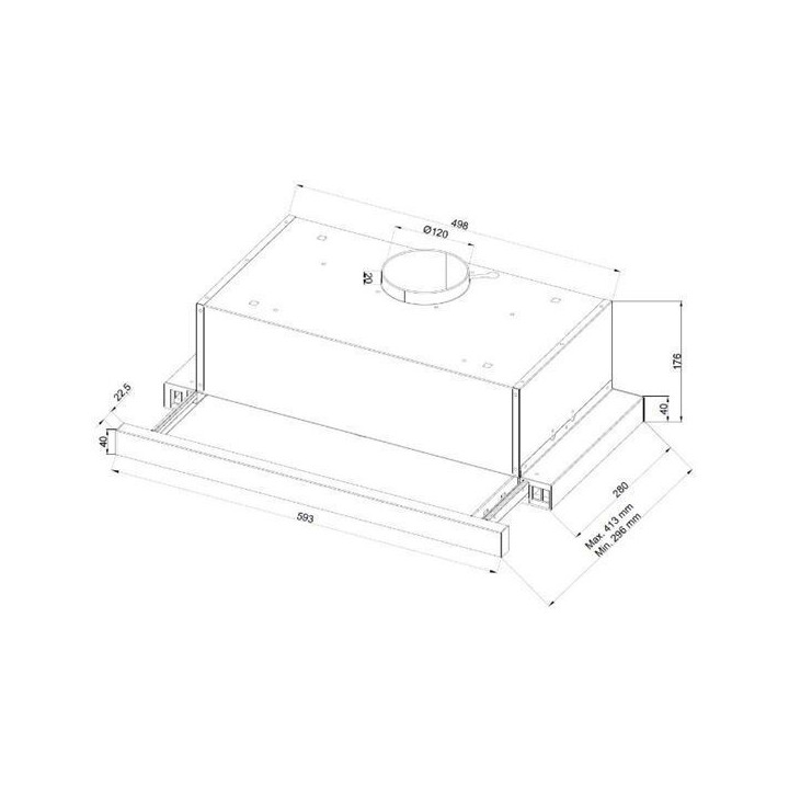 Купить KANZLER Kanzler телескопическая вытяжка D 544 W |  shop-kmv