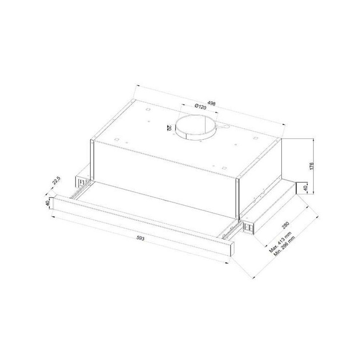 Купить KANZLER Kanzler телескопическая вытяжка D 546 W |  shop-kmv