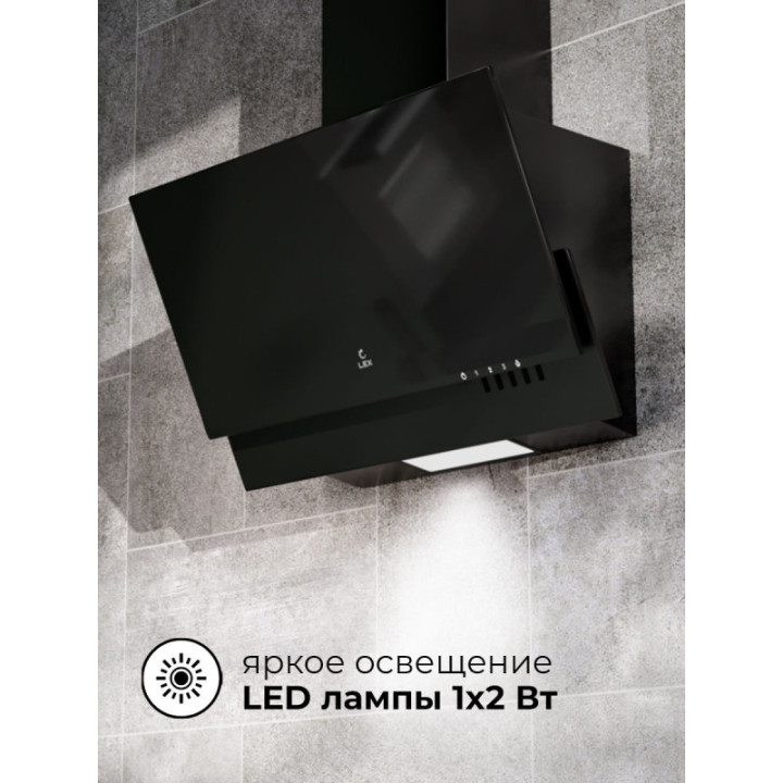 Купить Lex LEX MERA 500 BLACK вытяжка |  shop-kmv