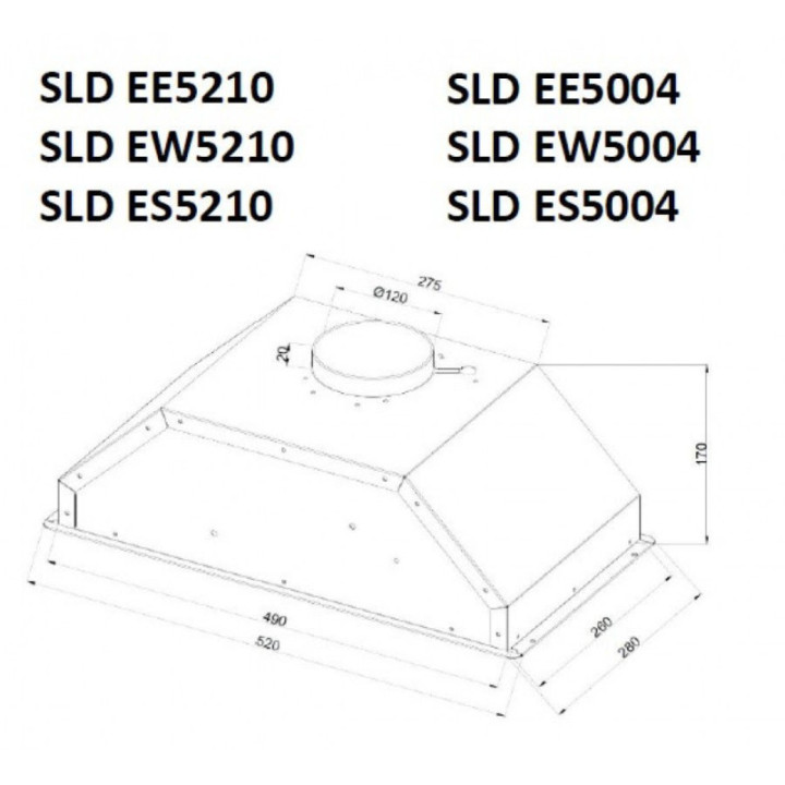 Купить Schaub lorenz SCHAUB LORENZ вытяжка SLD EW 5210 |  shop-kmv