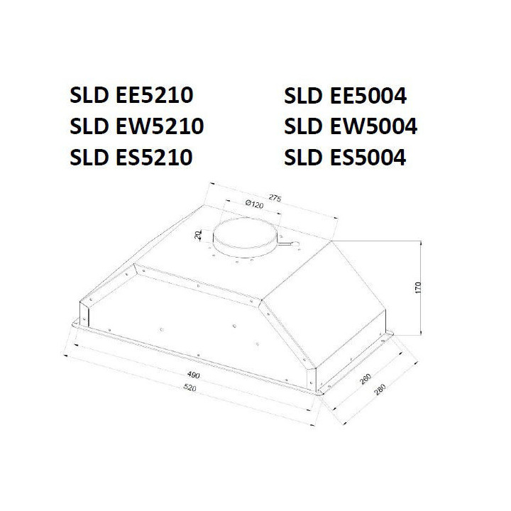 Купить Schaub lorenz SCHAUB LORENZ вытяжка SLD EE 5210 |  shop-kmv