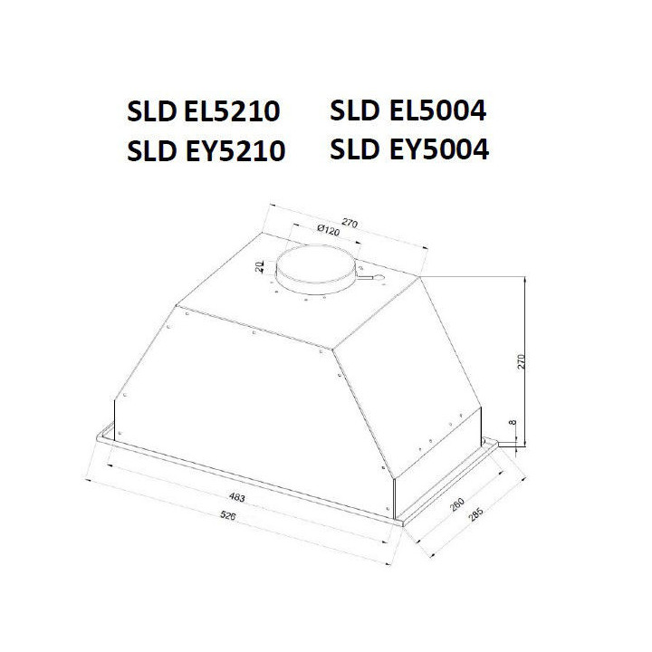 Купить Schaub lorenz SCHAUB LORENZ вытяжка SLD EY 5210 |  shop-kmv