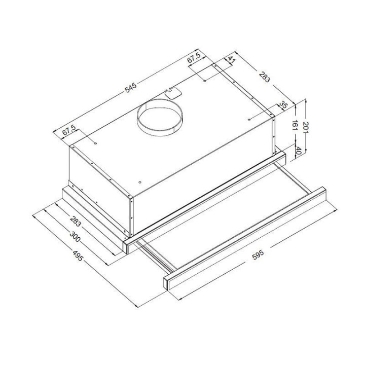 Купить Korting KORTING вытяжка KHP 6512 X |  shop-kmv