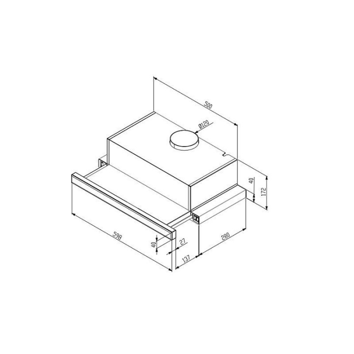 Купить Korting KORTING вытяжка  KHP 6501 GN |  shop-kmv