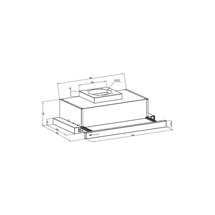 Купить Millen MILLEN MBKHSG 601 WH вытяжка |  shop-kmv