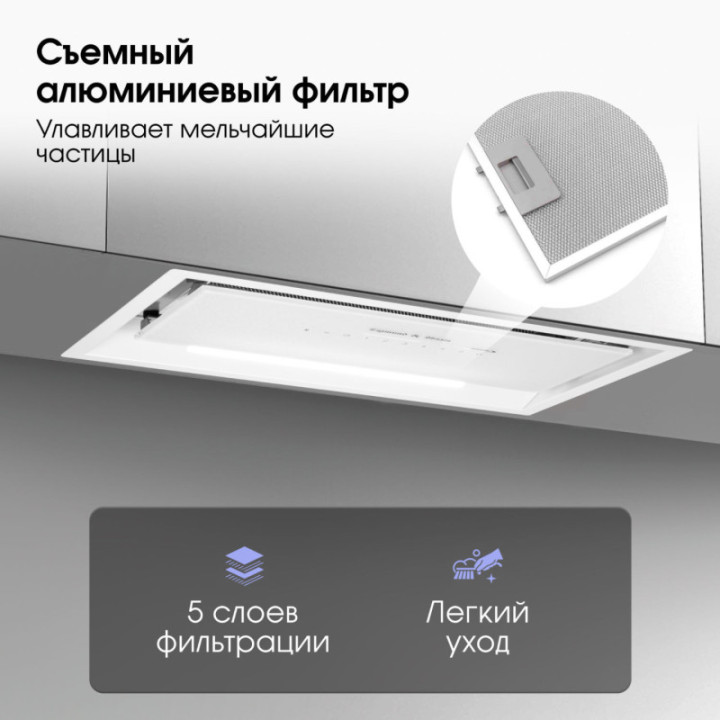 Купить Zigmund & Shtain Zigmund & Shtain K 019.5 W Кухонная вытяжка |  shop-kmv
