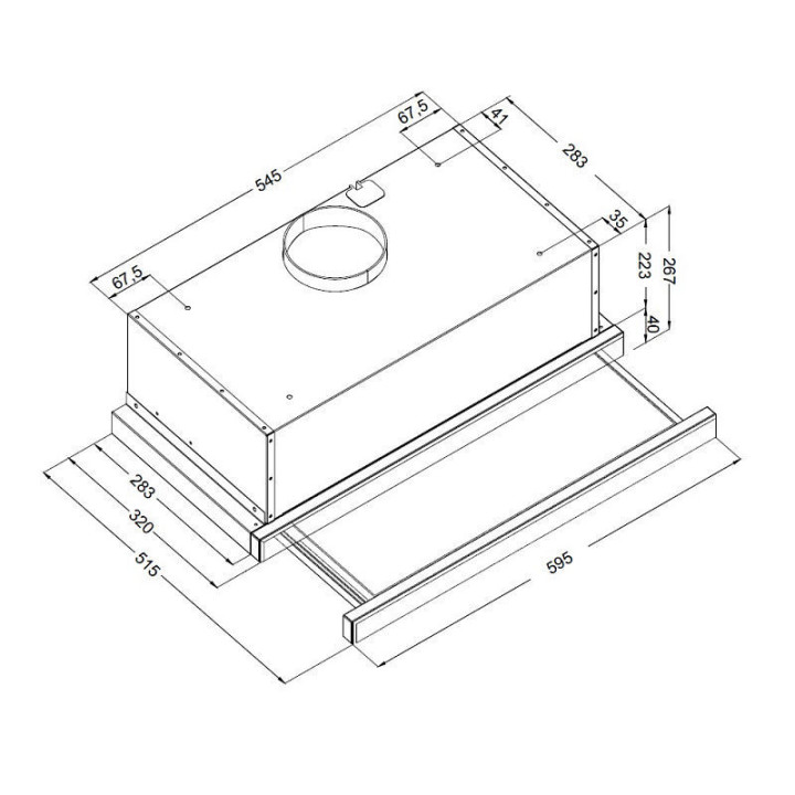 Купить Korting KORTING вытяжка KHP 6975 X |  shop-kmv
