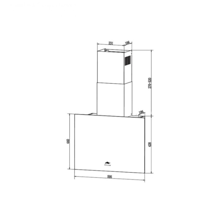 Купить Millen MILLEN MKHG 602 BL вытяжка |  shop-kmv