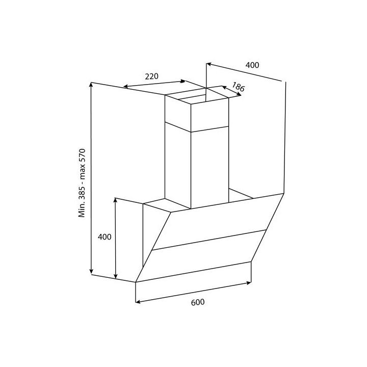Купить Korting KORTING вытяжка KHC 65070 GВ |  shop-kmv