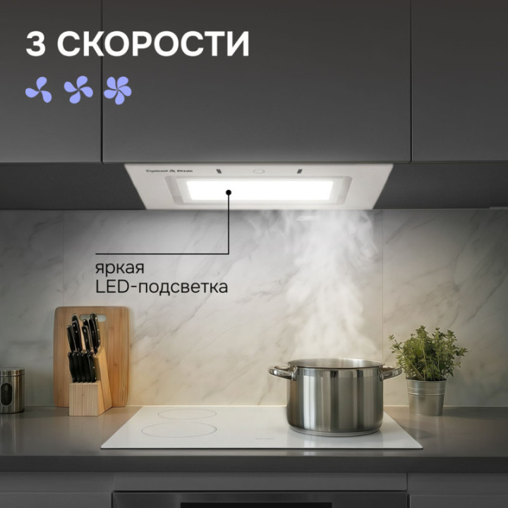 Купить Zigmund & Shtain Zigmund & Shtain K 172.5 W Кухонная вытяжка |  shop-kmv