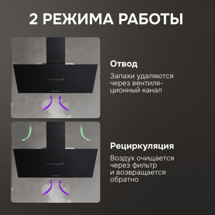 Купить Zigmund & Shtain Zigmund & Shtain K 153.9 B Кухонная вытяжка |  shop-kmv
