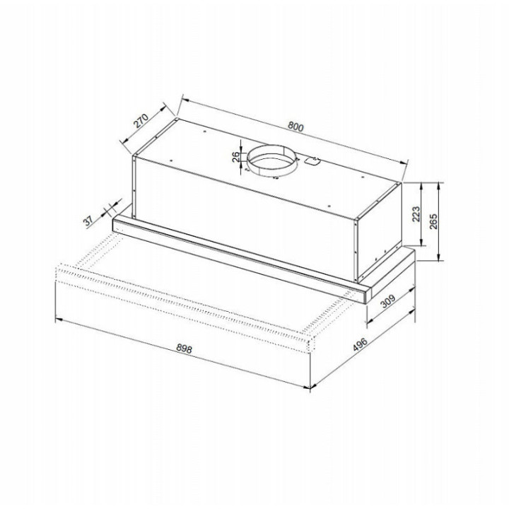Купить Korting KORTING вытяжка KHP 9975 GN |  shop-kmv