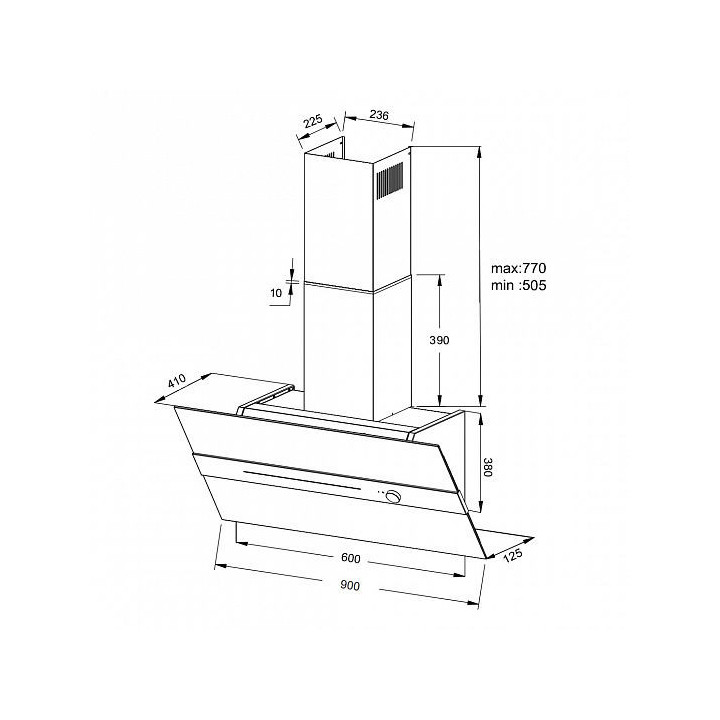 Купить Korting Вытяжка KORTING KHC 99799 AGN |  shop-kmv