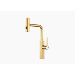 Смеситель для кухни VALFEX Apollion Steel Golden — фото 6