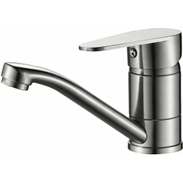 Купить Смеситель для кухни с коротким изливом VALFEX Rigel Steel | Вал