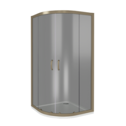 Душевое ограждение Good Door Jazze R-80-B-BR