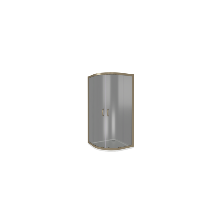 Душевое ограждение Good Door Jazze R-80-B-BR