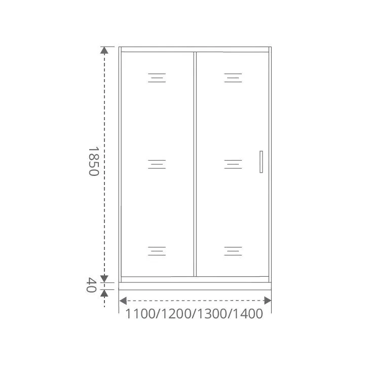 Купить Душевая дверь в нишу Good Door Latte WTW-140-G-WE, 140 х 185 см