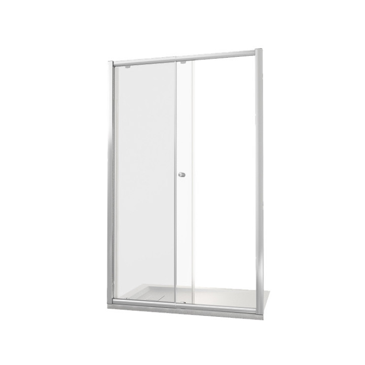 Купить Душевая дверь Good Door Lira WTW-140-C-CH, 140 х 185 см, стекло