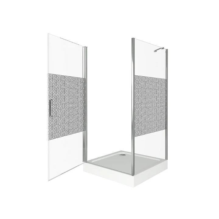 Купить Душевое ограждение Good Door Fantasy CR -90-F-CH, 90 х 90 х 185