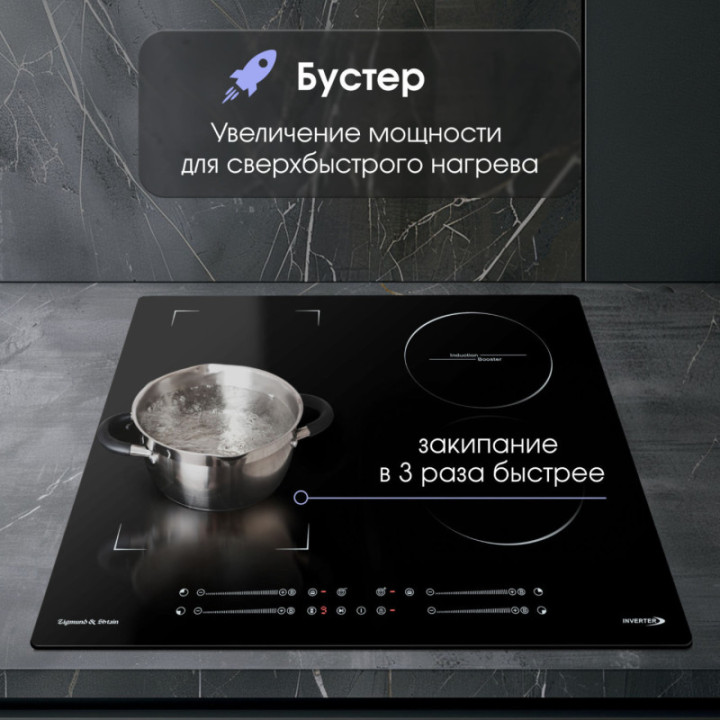 Индукционная варочная поверхность Zigmund & Shtain CI 49.6 B — фото 4