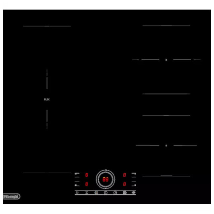 Индукционная варочная поверхность Delonghi ELETTRA 4B1P CR — фото 1
