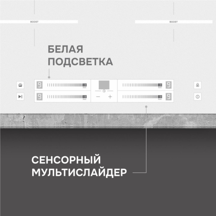 Индукционная варочная панель Zigmund & Shtain CI 23.6 W — фото 5