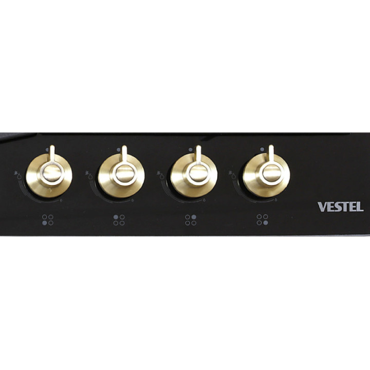 Газовая варочная панель Vestel встраиваемая GHG 641 BL R — фото 4