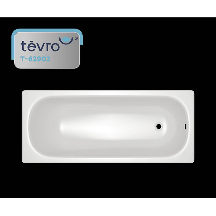 Стальная ванна Tevro 160х70 см купить по выгодной цене