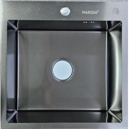 Мойка кухонная MARDIN 50х50 ДЕКОР Графит (815050С) в Пятигорске — shop-kmv